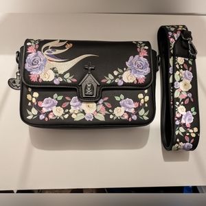 Loungefly Floral Zero Crossbody Purse (Box Lunch Exclusive)